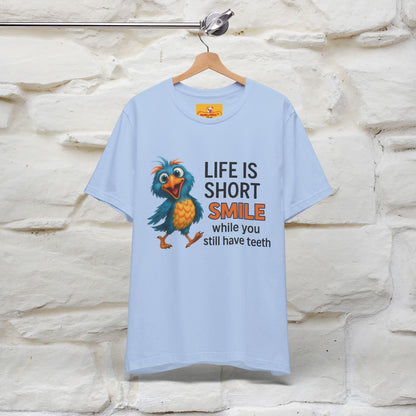 "Life Is Short Smile While ..." |Funny T-Shirt | Nunu&Miao Studio - Nunu&Miao Studio