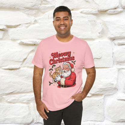 “Meowy Christmas” | Cat T-Shirt | Nunu&Miao Studio