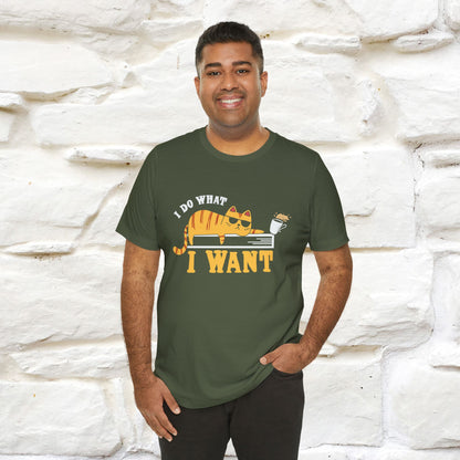 "I Do What I Want" Cat T-Shirt | Nunu & Miao Studio - Nunu&Miao Studio