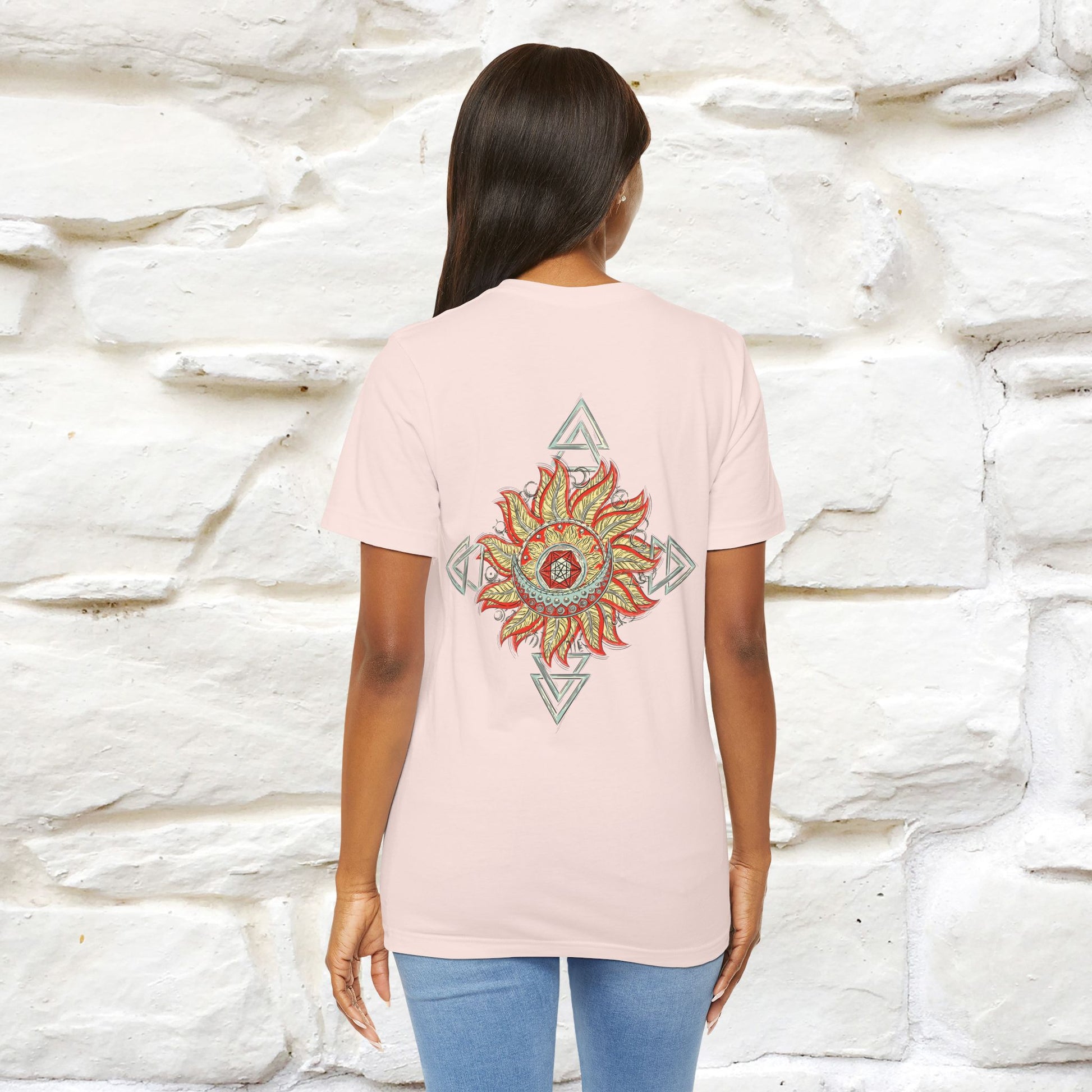 "The Third Eye'' Cat T-Shirt Front and Back Design | Nunu&Miao Studio - Nunu&Miao Studio