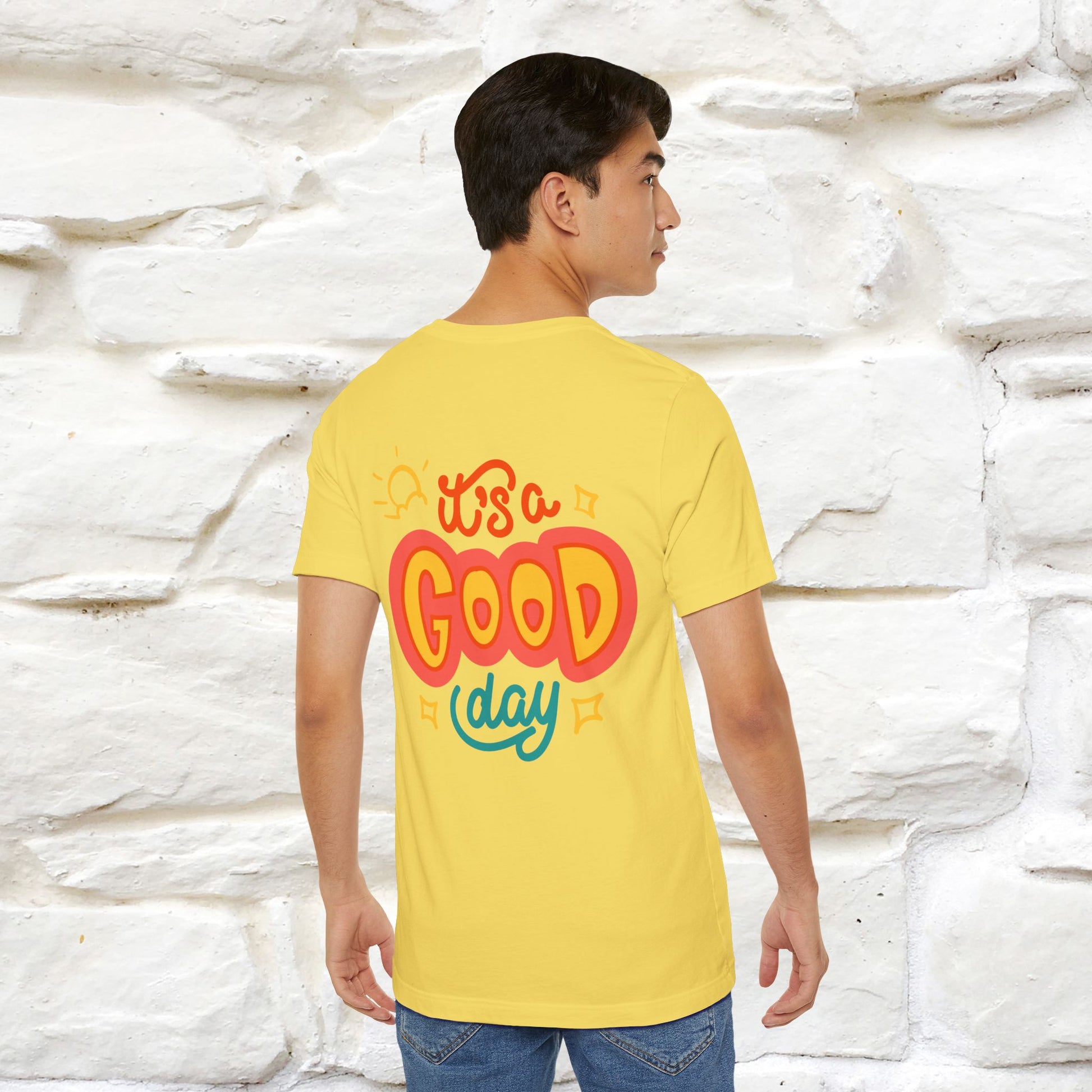 ""It's A Good Day" Cat T-Shirt| Front & Back Design | Nunu&Miao Studio - Nunu&Miao Studio