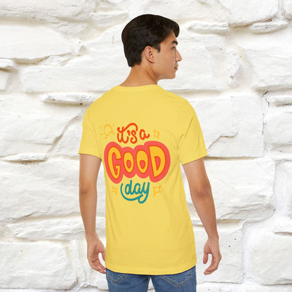 ""It's A Good Day" Cat T-Shirt| Front & Back Design | Nunu&Miao Studio - Nunu&Miao Studio