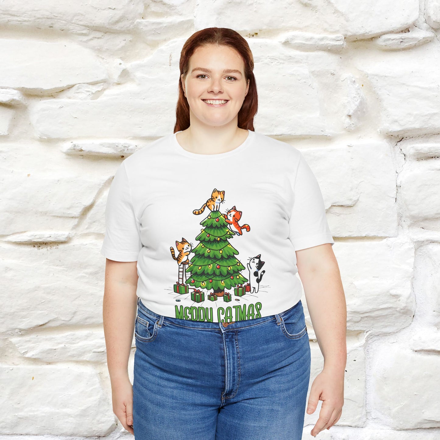 ''Merry Catmas'' | Cattitude Christmas Tee| Nunu&Miao Studio - Nunu&Miao Studio