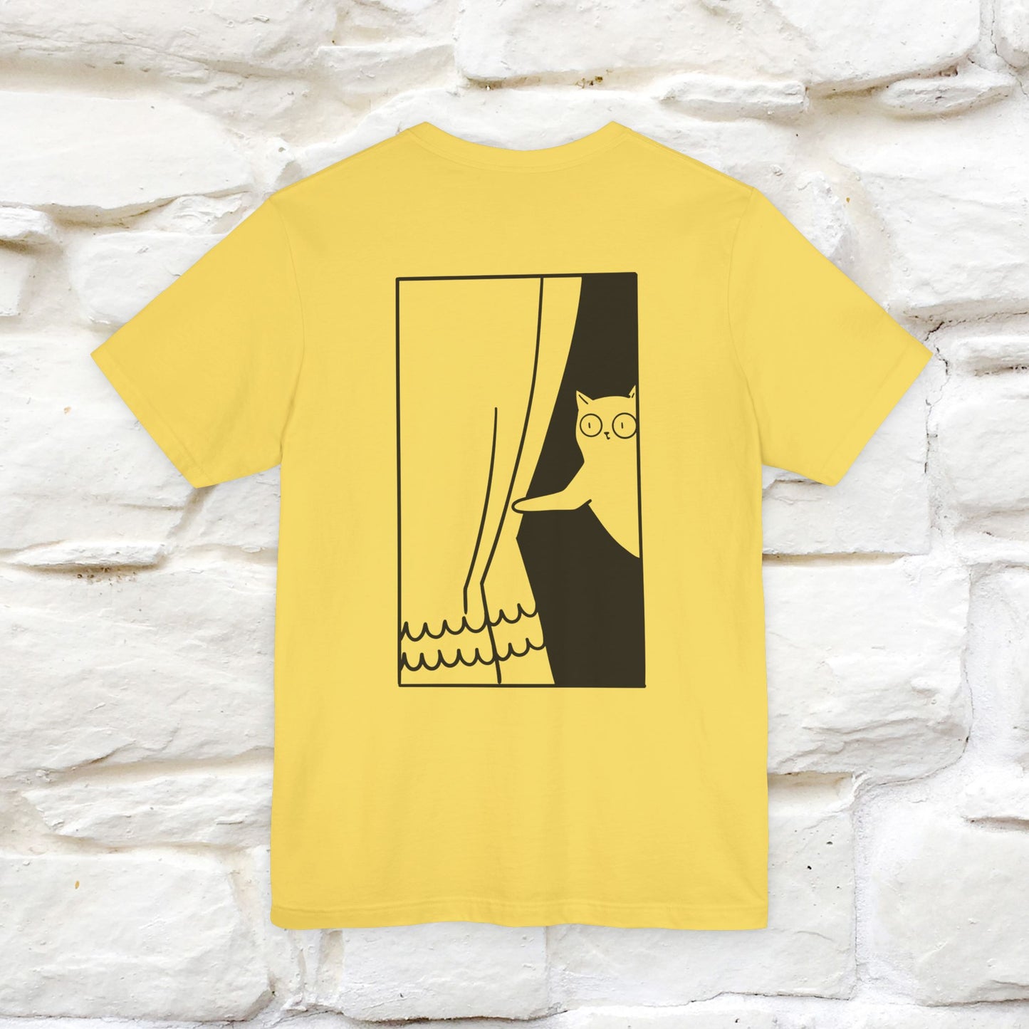 “Don’t trust atoms… they make up everything.” |  Cat T-Shirt | Front & Back Design | Nunu&Miao Studio