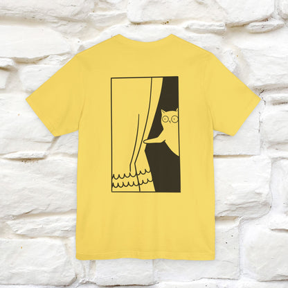 “Don’t trust atoms… they make up everything.” |  Cat T-Shirt | Front & Back Design | Nunu&Miao Studio