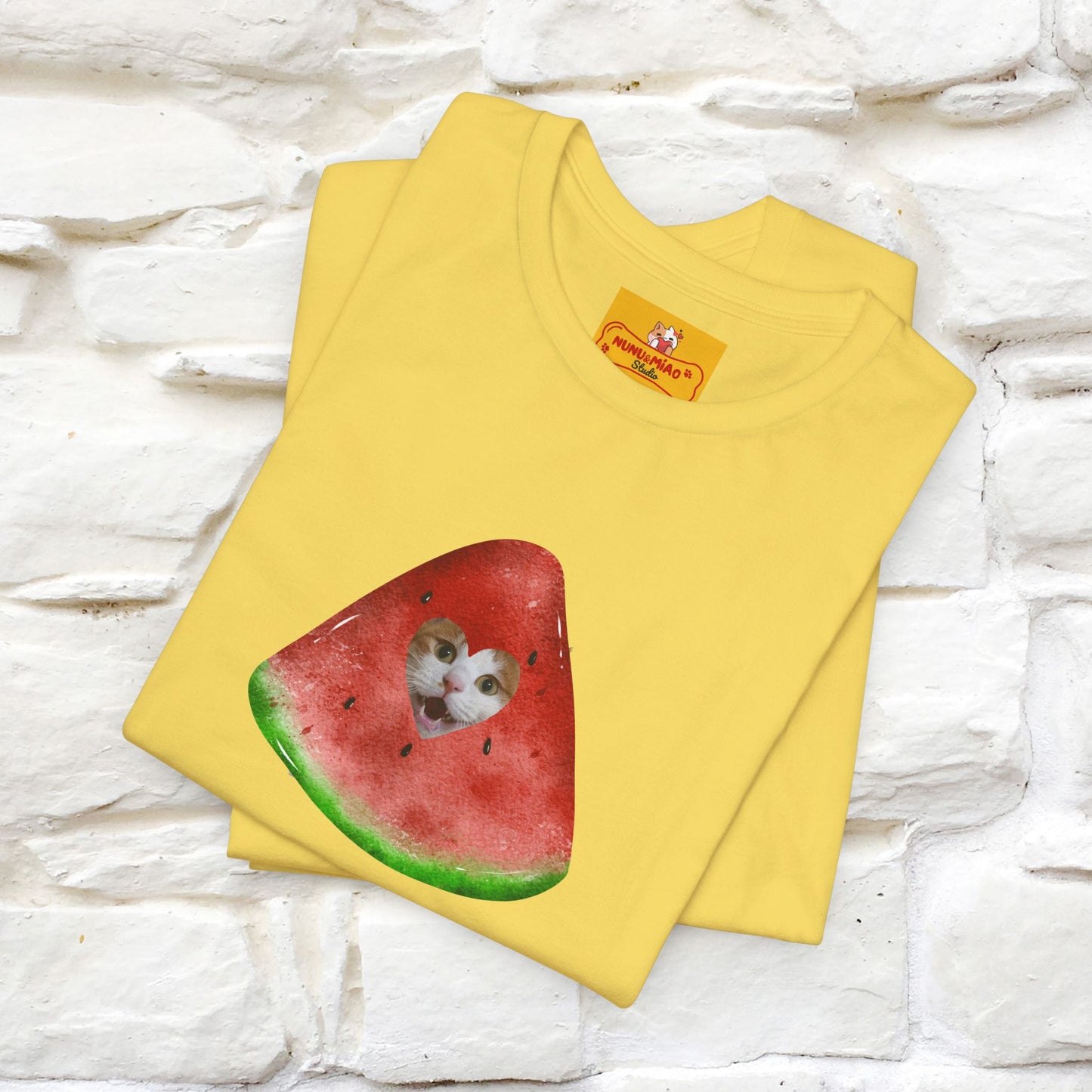 "Free Palestine" Cat T-shirt | Front & Back Design |Nunu&Miao Studio - Nunu&Miao Studio