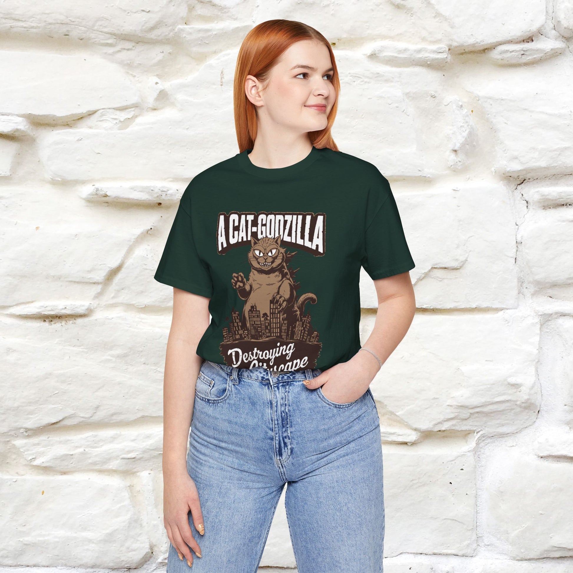 ''A Cat-Godzilla ''| CatT-Shirt | Nunu&Miao Studio - Nunu&Miao Studio