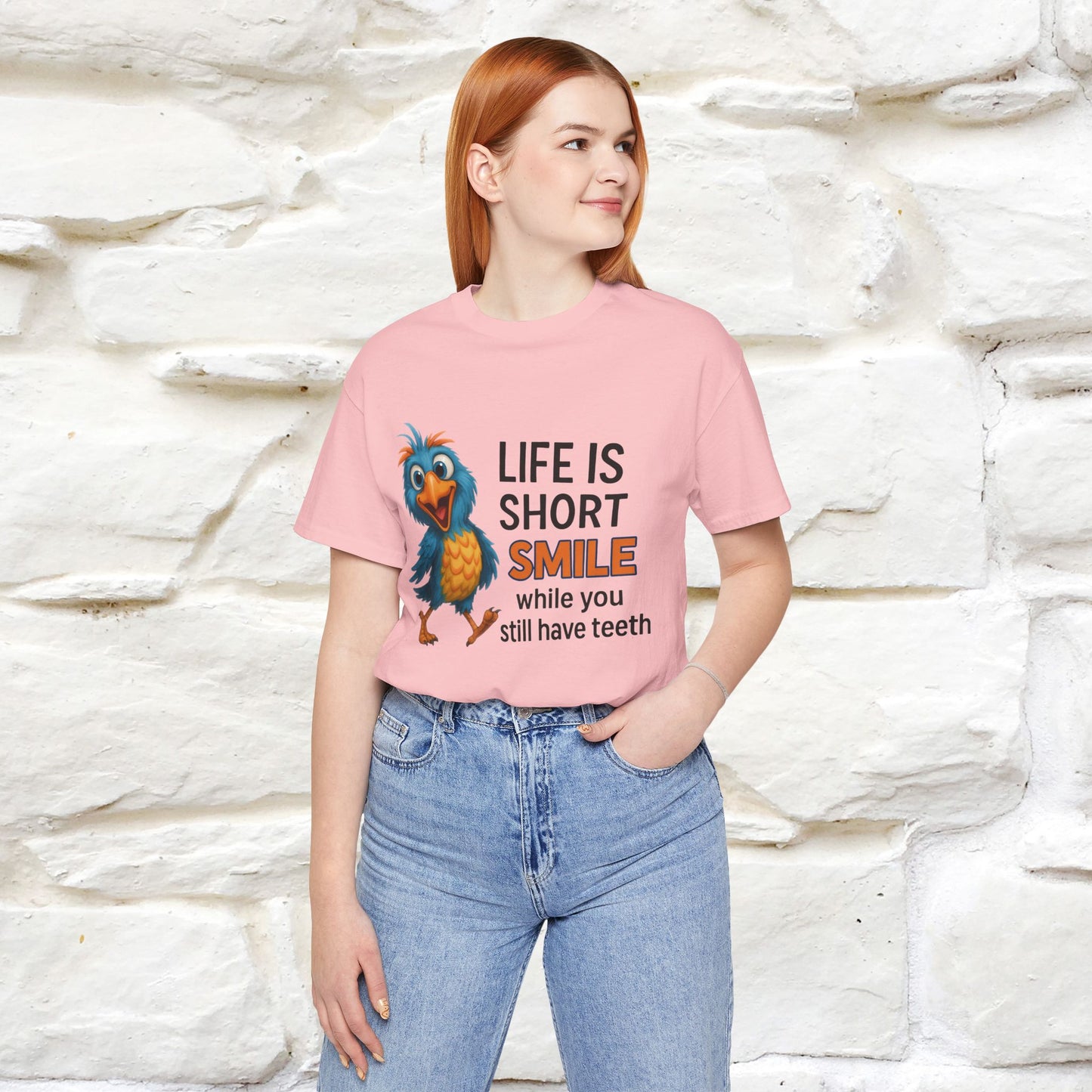 "Life Is Short Smile While ..." |Funny T-Shirt | Nunu&Miao Studio - Nunu&Miao Studio