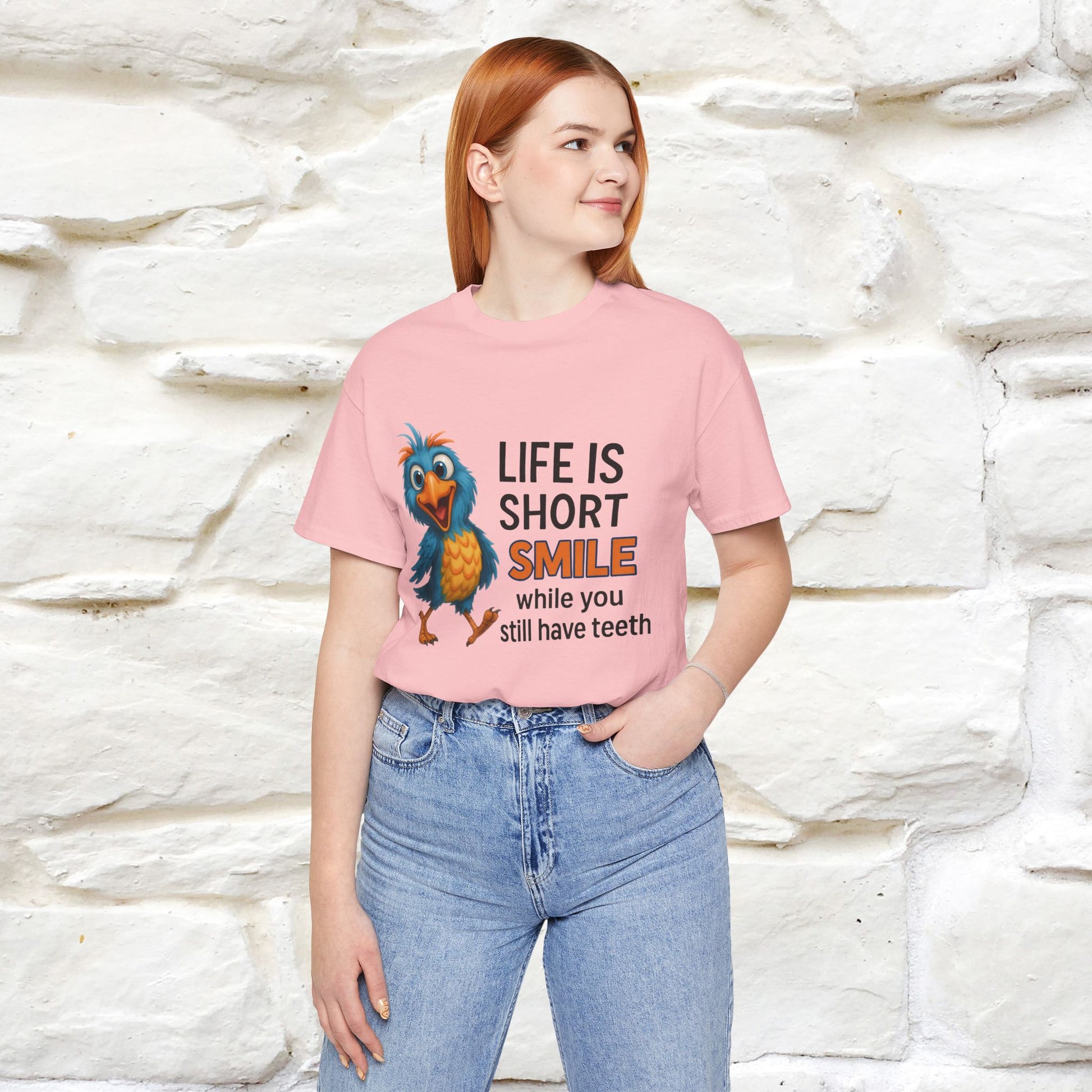 "Life Is Short Smile While ..." |Funny T-Shirt | Nunu&Miao Studio - Nunu&Miao Studio