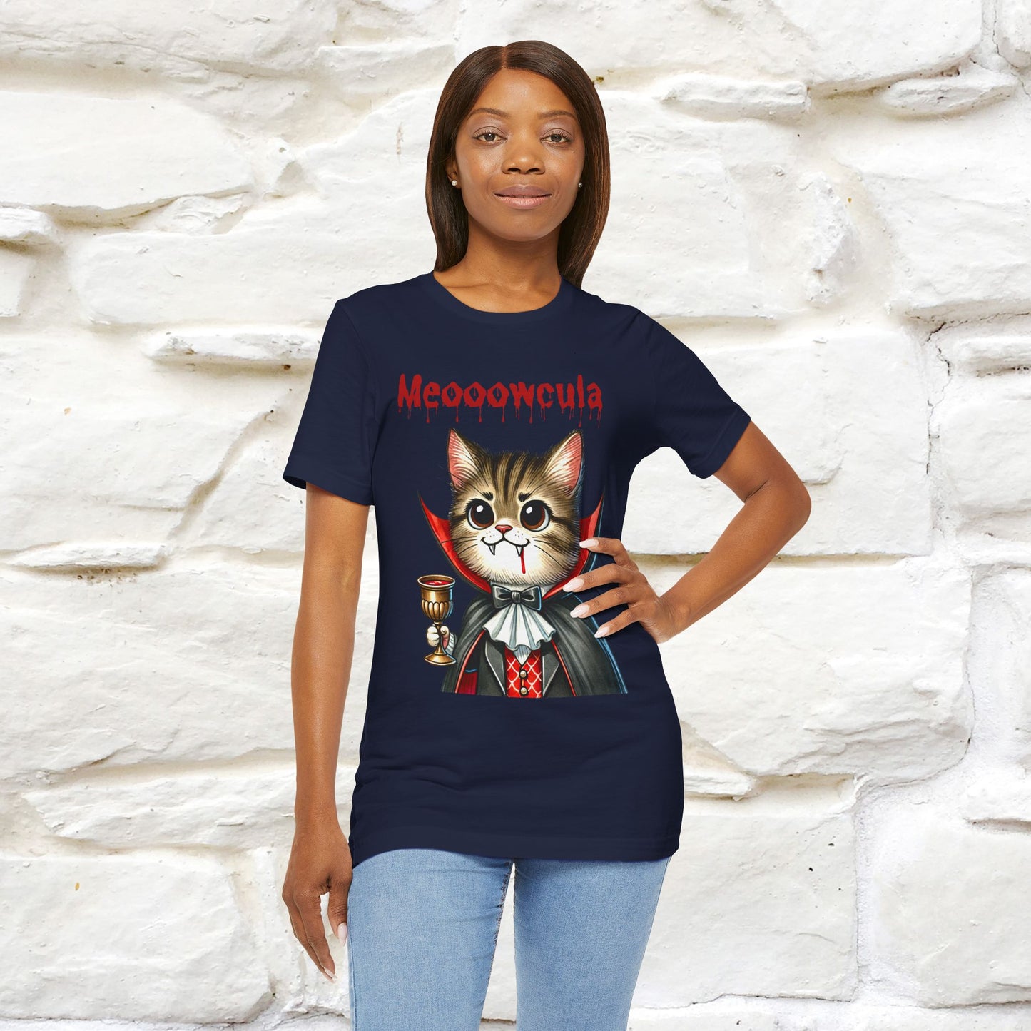 "Meooowcula" Cat T-shirt |Nunu&Miao Studio - Nunu&Miao Studio