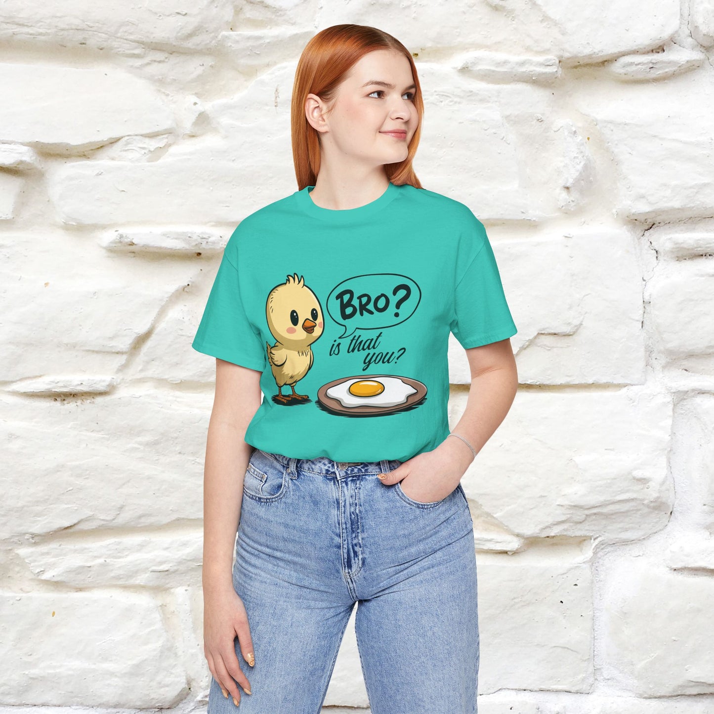 "Bro Is That You?" Funny Chicken T-shirt |Nunu&Miao Studio - Nunu&Miao Studio