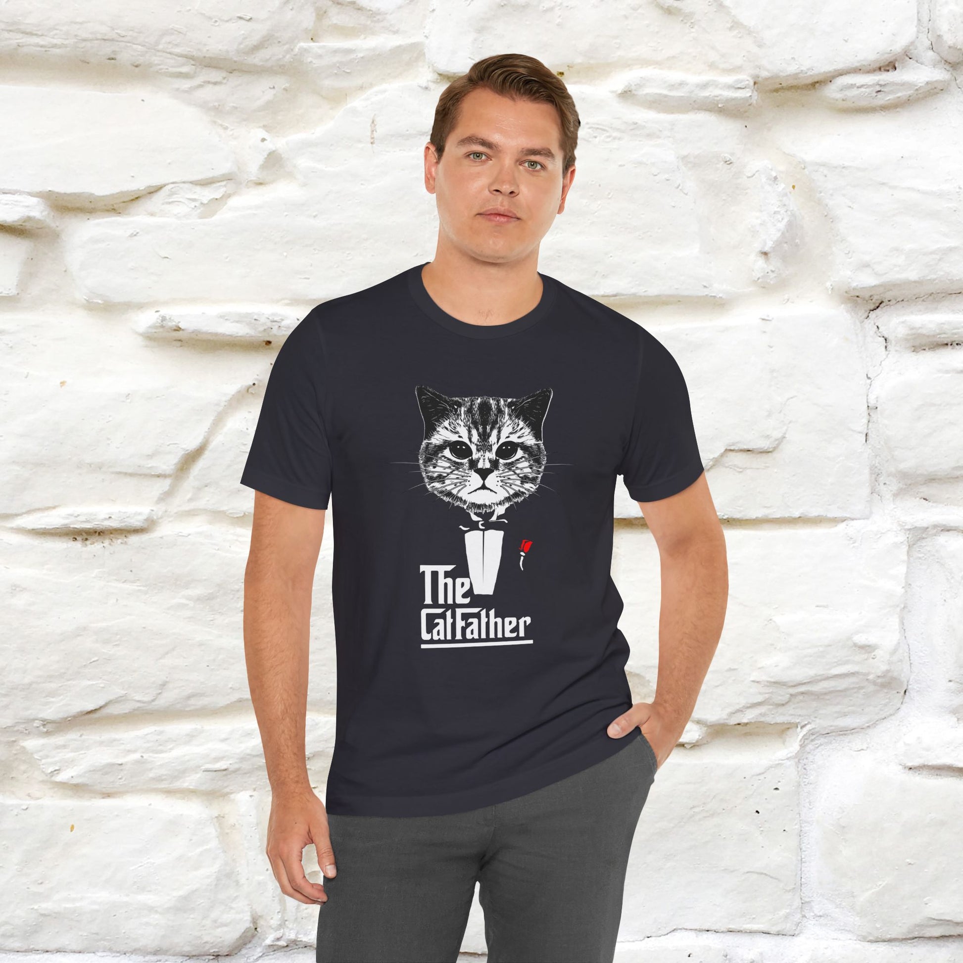 ''The Cat Father T-Shirt''| Iconic Cat Lover Tee | Nunu&Miao Studio - Nunu&Miao Studio