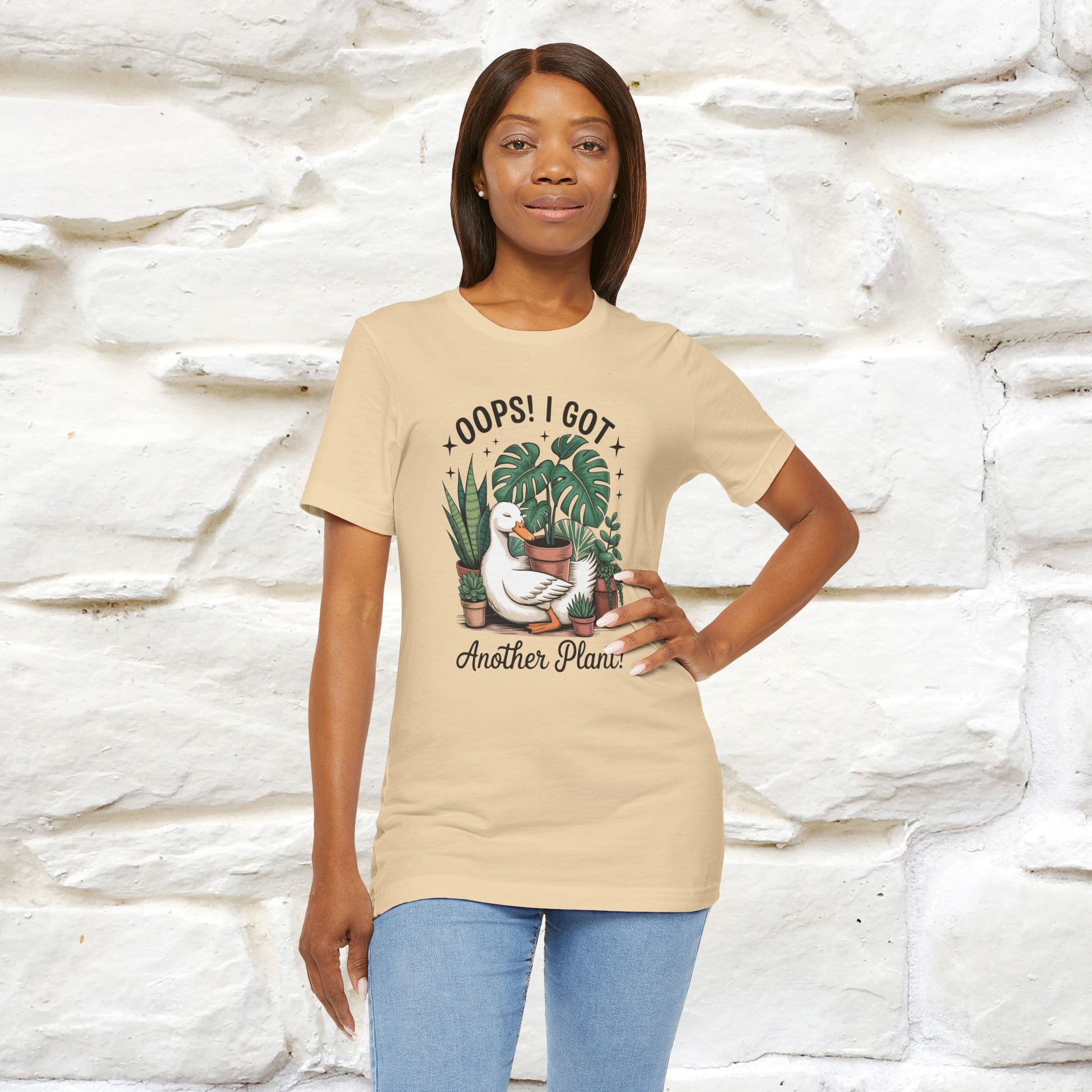 "Oops! I Got Another Plant" Plant T-shirt |Nunu&Miao Studio - Nunu&Miao Studio