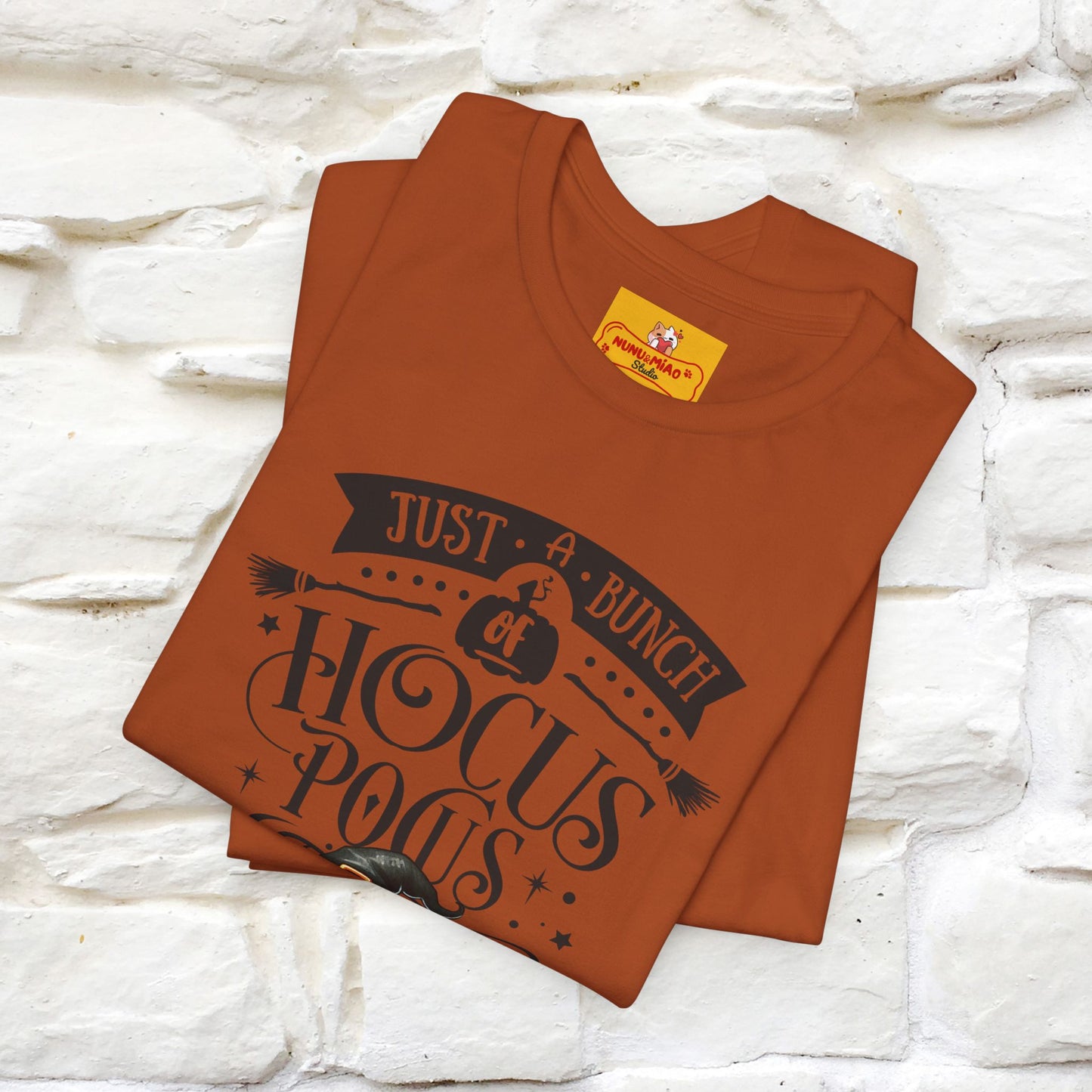 "Just A Bunch Of Hocus Pocus" Cat  T-shirt |Nunu&Miao Studio - Nunu&Miao Studio
