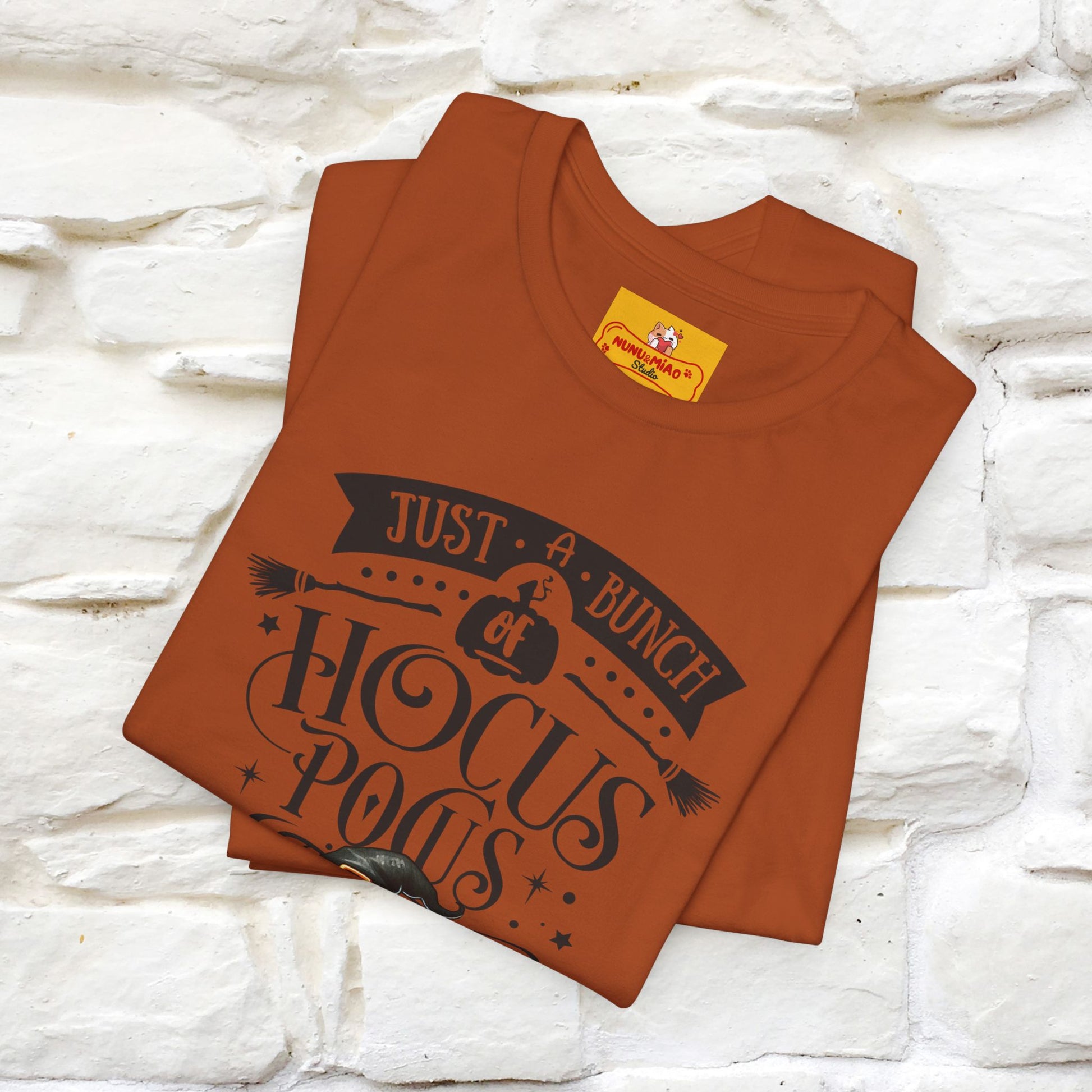"Just A Bunch Of Hocus Pocus" Cat  T-shirt |Nunu&Miao Studio - Nunu&Miao Studio