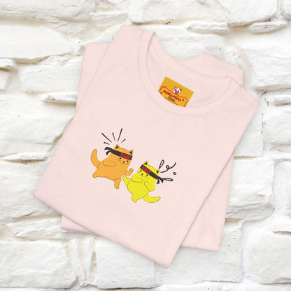 "You Have the Power to Protect Your Peace" Cat T-Shirt| Front & Back Design | Nunu&Miao Studio - Nunu&Miao Studio