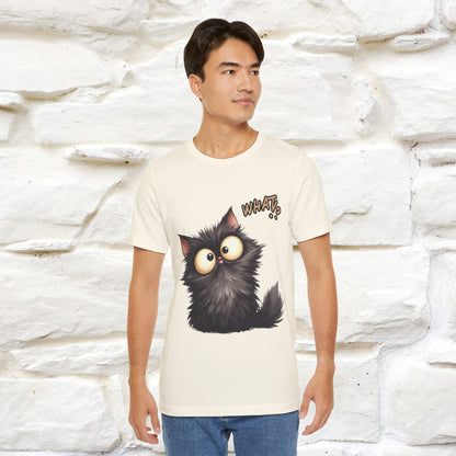 ''What ?'' | Cat T-Shirt  | Nunu&Miao Studio - Nunu&Miao Studio