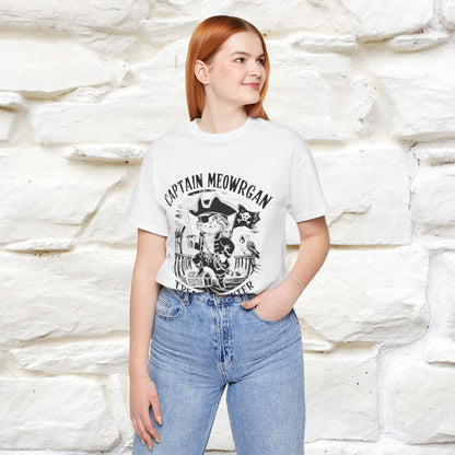 Captain Meowrgan Treasure Hunter |  |Cat T-Shirt | Nunu&Miao Studio - Nunu&Miao Studio