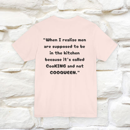 ’“When I realize men are ...." Funny Cat T-Shirt | Nunu&Miao Studio