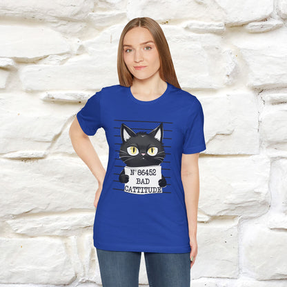 "Bad Cattitude" Cat T-Shirt | Nunu&Miao Studio - Nunu&Miao Studio