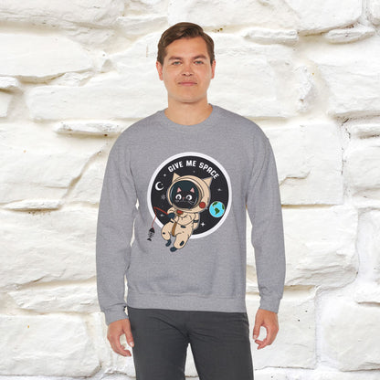 ''Give Me Space'' |Cat Sweatshirt | Nunu&Miao Studio
