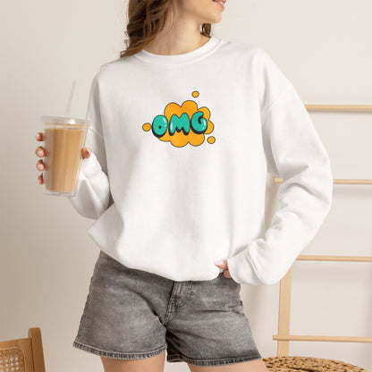 "OMG'' |Cat Sweatshirt | Nunu&Miao Studio