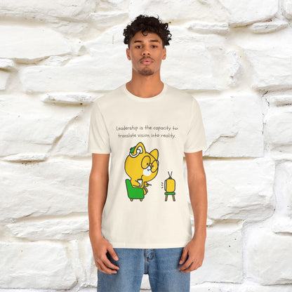 "Leadership Is the Capacity to Translate ..." Cat T-Shirt  | Nunu&Miao Studio - Nunu&Miao Studio