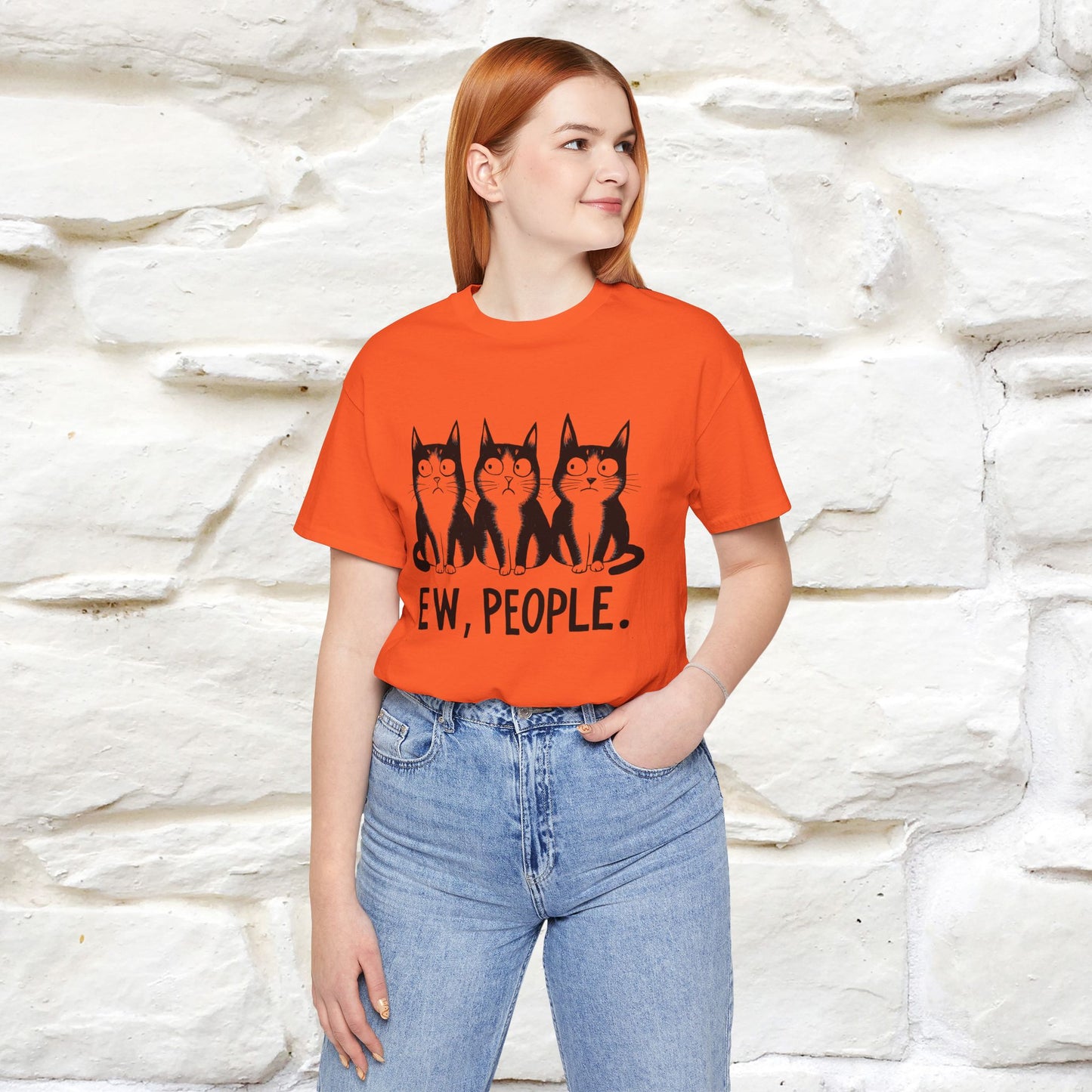 Ew, People | Funny Cat T-Shirt | Nunu&Miao Studio - Nunu&Miao Studio