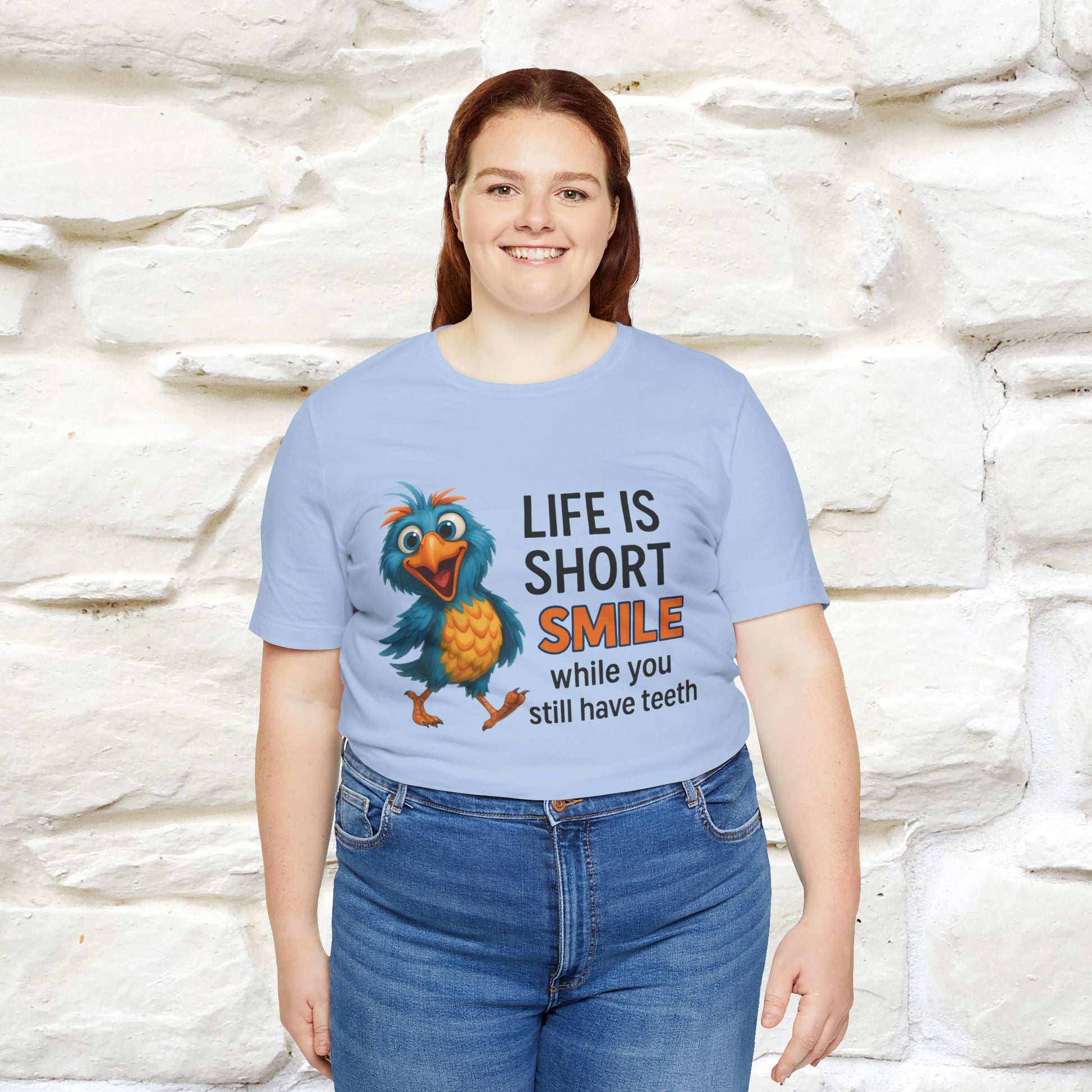 "Life Is Short Smile While ..." |Funny T-Shirt | Nunu&Miao Studio - Nunu&Miao Studio