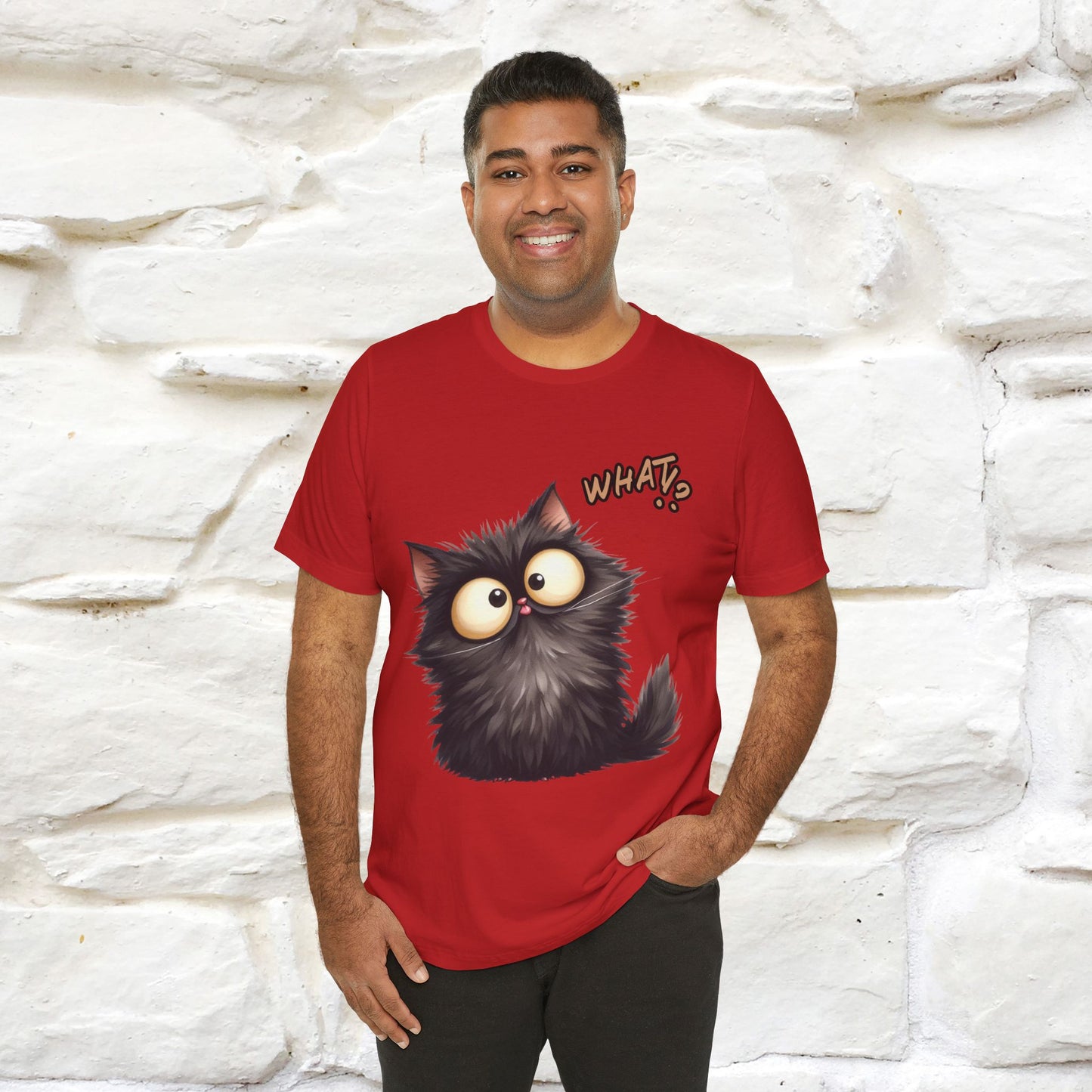 ''What ?'' | Cat T-Shirt  | Nunu&Miao Studio - Nunu&Miao Studio