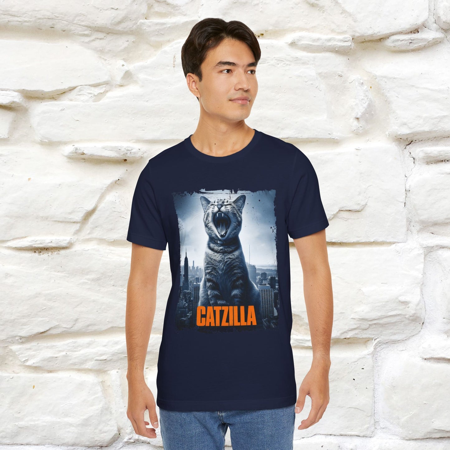 Catzilla T-Shirt | Cat T-Shirt | Nunu&Miao Studio - Nunu&Miao Studio