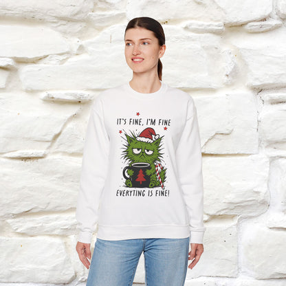 ''It's Fine, Iam Fine...'' |Christmas Sweatshirt | Nunu&Miao Studio