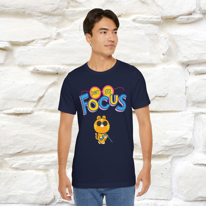 ''Don’t Lose Focus'' Cat T-Shirt | Nunu&Miao Studio - Nunu&Miao Studio