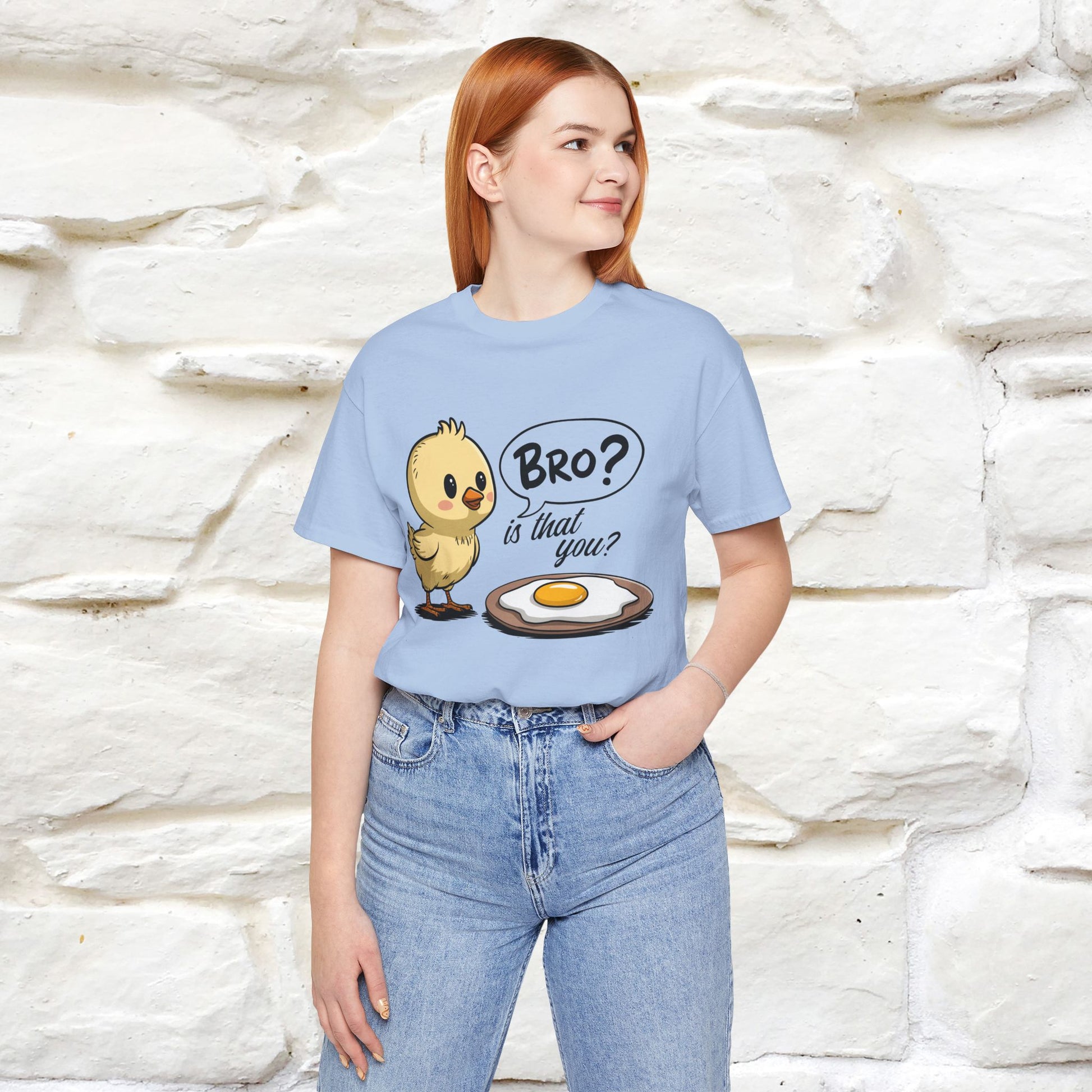 "Bro Is That You?" Funny Chicken T-shirt |Nunu&Miao Studio - Nunu&Miao Studio