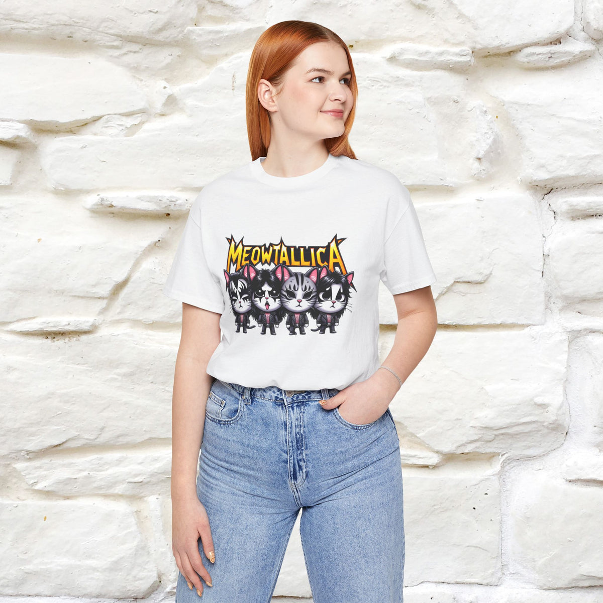 Meowtallica T-Shirt | Rock-Inspired Cat Tee| Nunu&Miao Studio