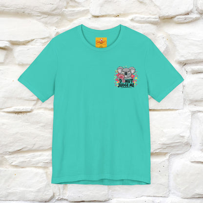 "Donut Judge Me " |Funny  T-Shirt | Front & Back Design | Nunu&Miao Studio - Nunu&Miao Studio