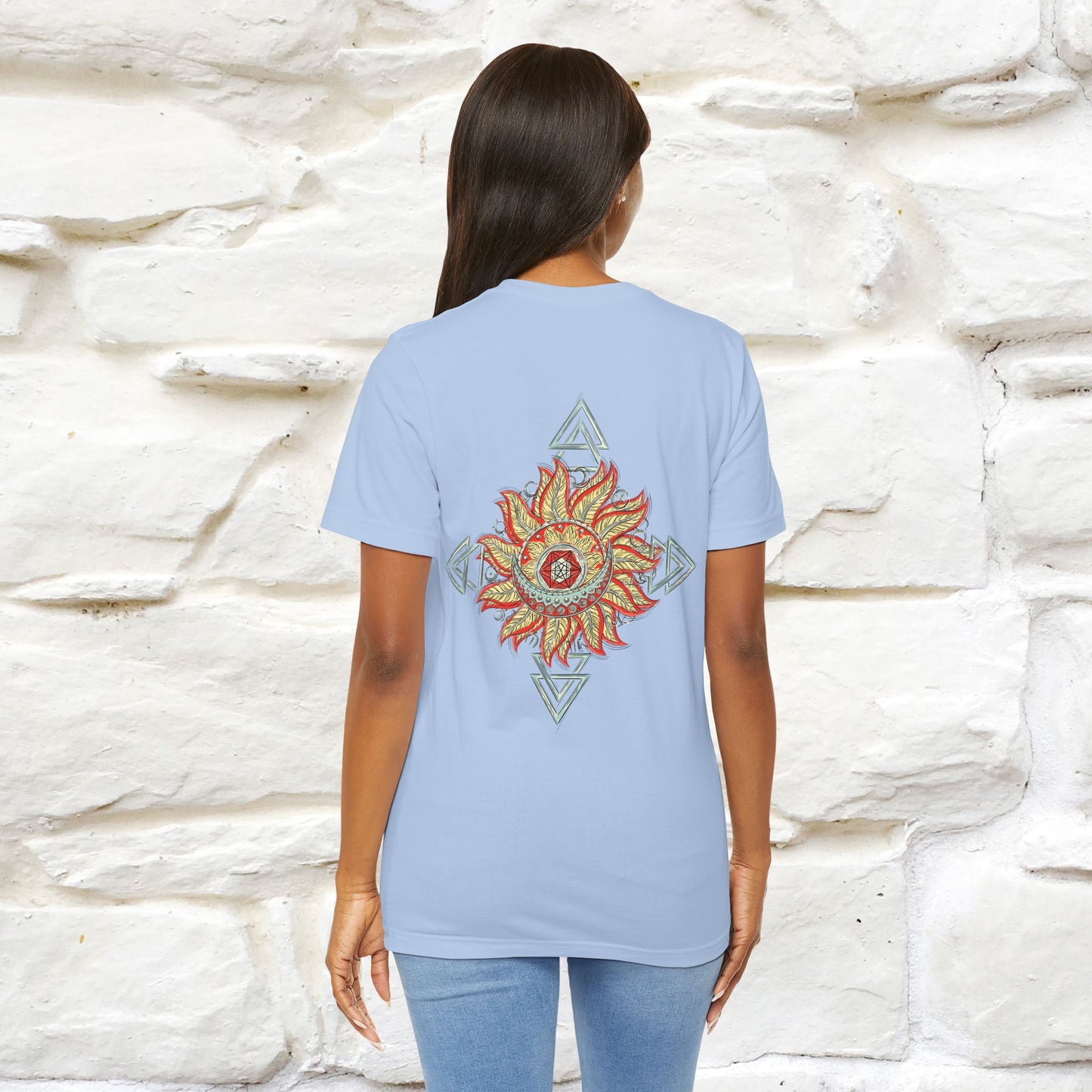 "The Third Eye'' Cat T-Shirt Front and Back Design | Nunu&Miao Studio - Nunu&Miao Studio