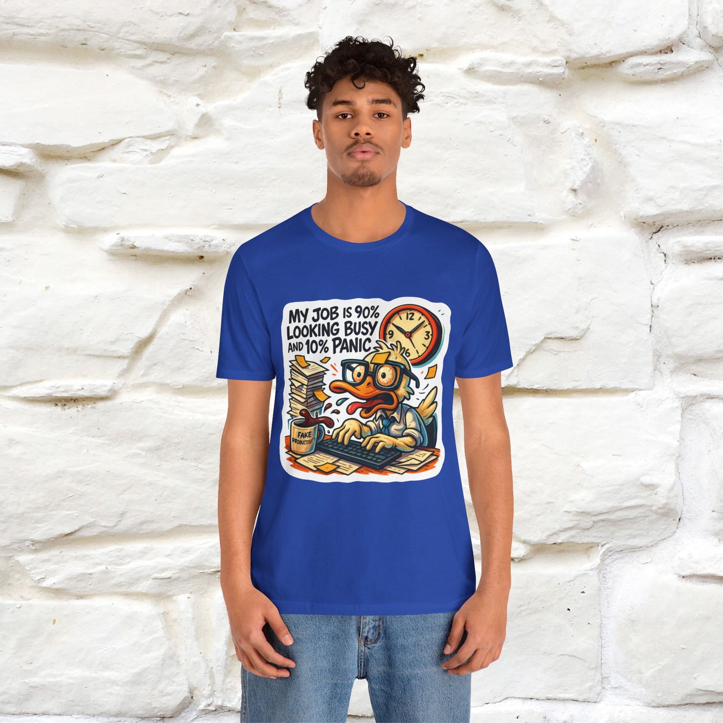 '' My Job is 90% Looking Busy ... |  Sarcastic T-Shirt | Nunu&Miao Studio