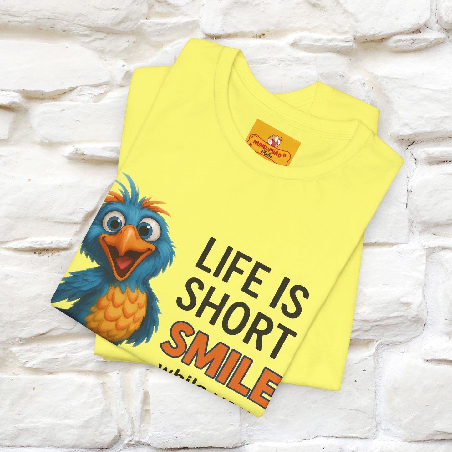 "Life Is Short Smile While ..." |Funny T-Shirt | Nunu&Miao Studio - Nunu&Miao Studio
