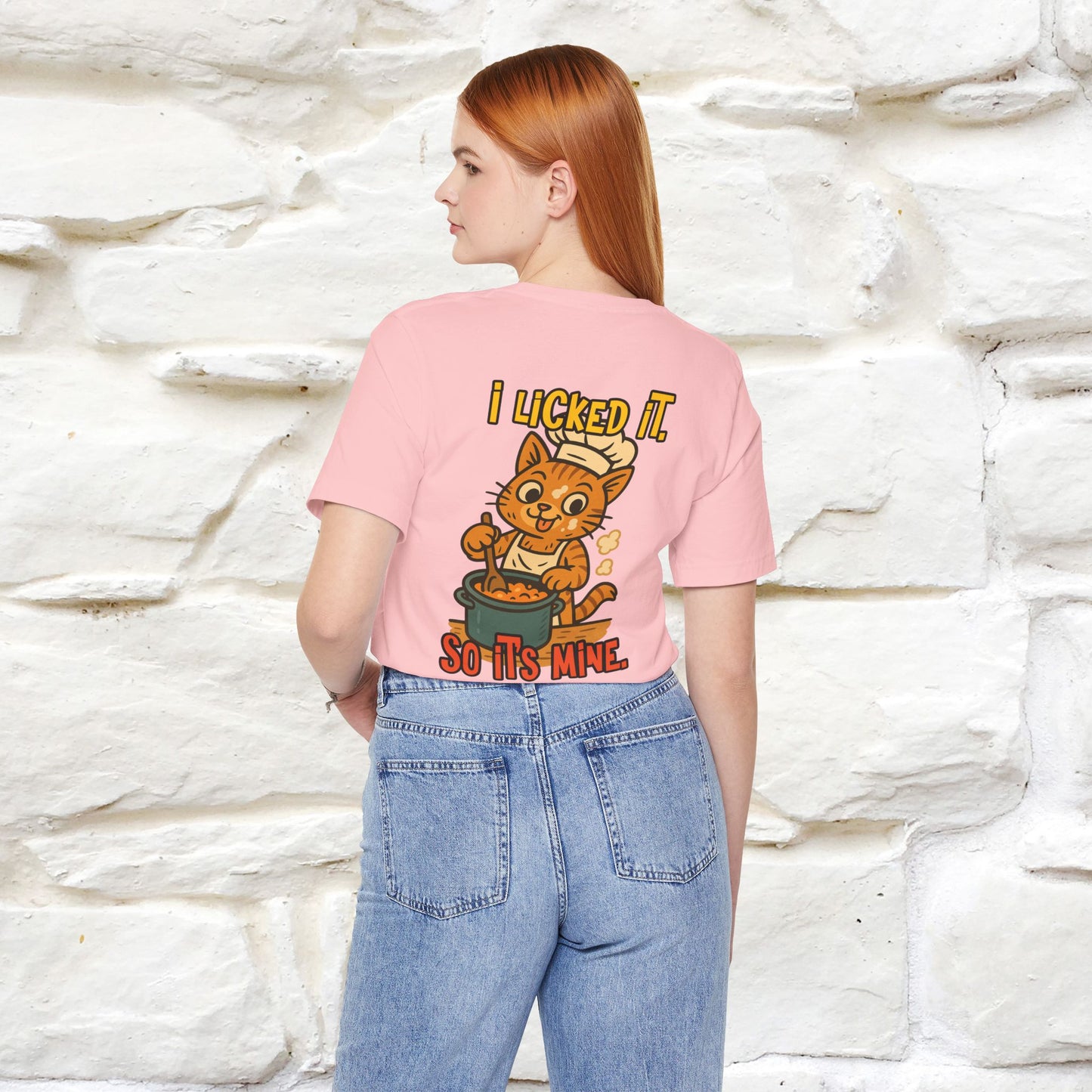 "I Licked It. It's Mine  " |Cat T-Shirt | Nunu&Miao Studio - Nunu&Miao Studio