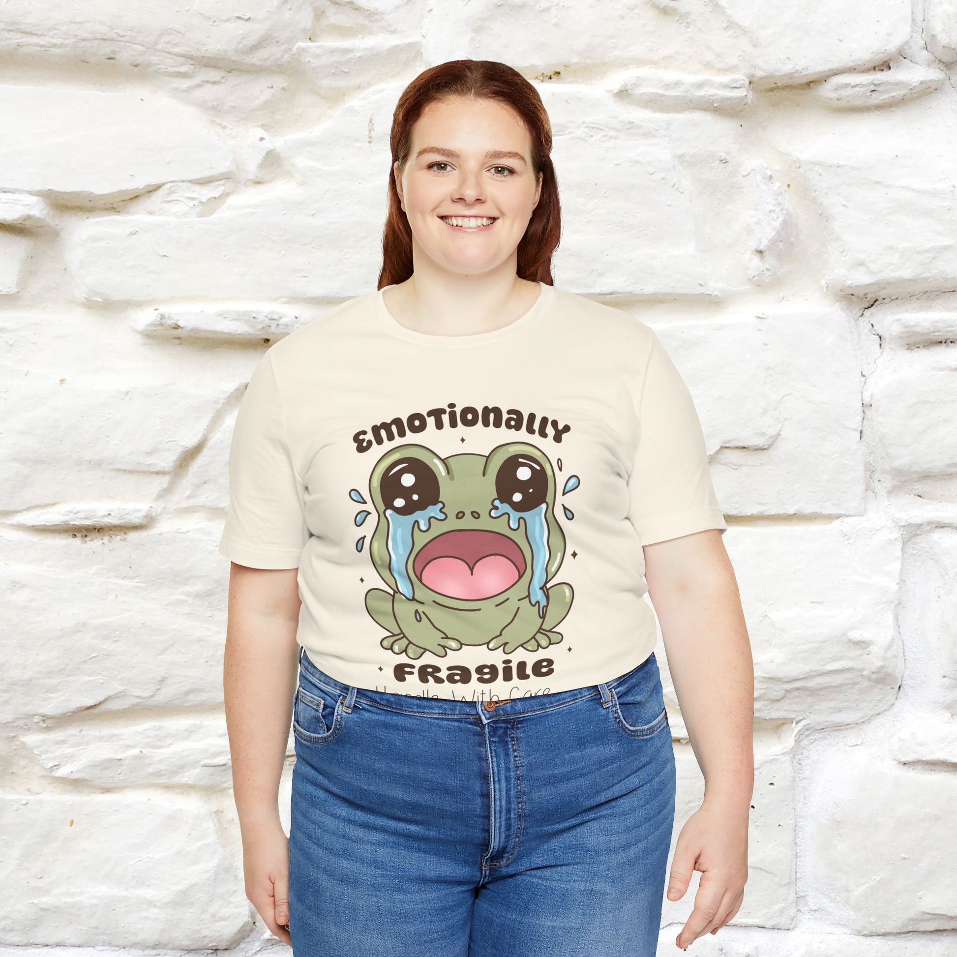 "Emotionally Fragile Handle With Care " Funny T-shirt |Nunu&Miao Studio - Nunu&Miao Studio