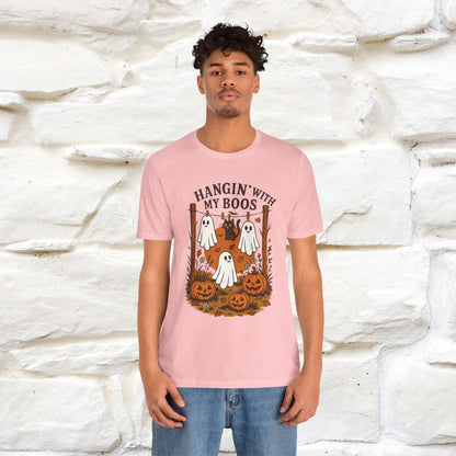 "Hanging With My Boos" Halloween Cat T-shirt |Nunu&Miao Studio - Nunu&Miao Studio