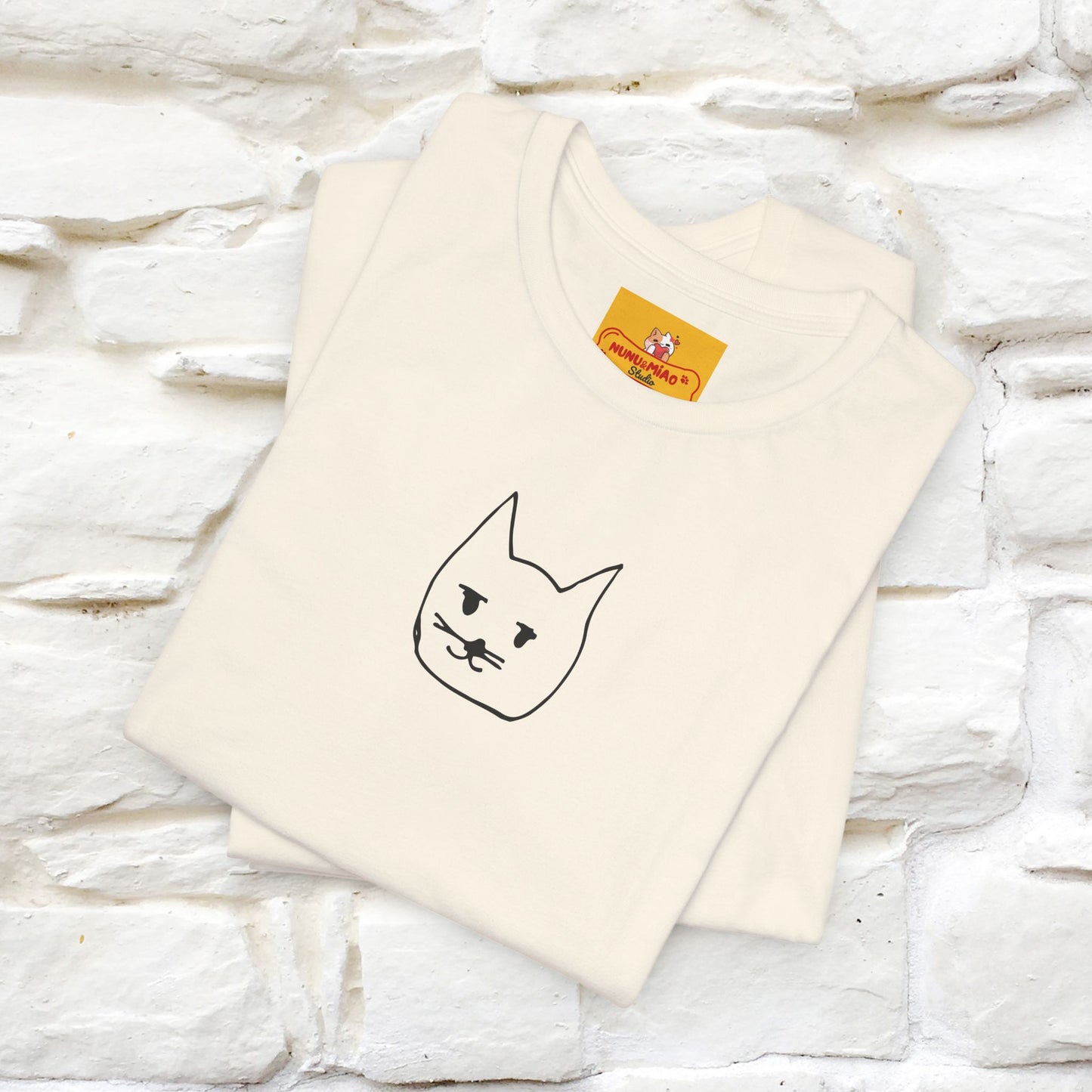 "Caos'' Cat T-Shirt Front and Back Design | Nunu&Miao Studio - Nunu&Miao Studio