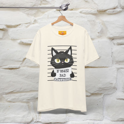 "Bad Cattitude" Cat T-Shirt | Nunu&Miao Studio - Nunu&Miao Studio