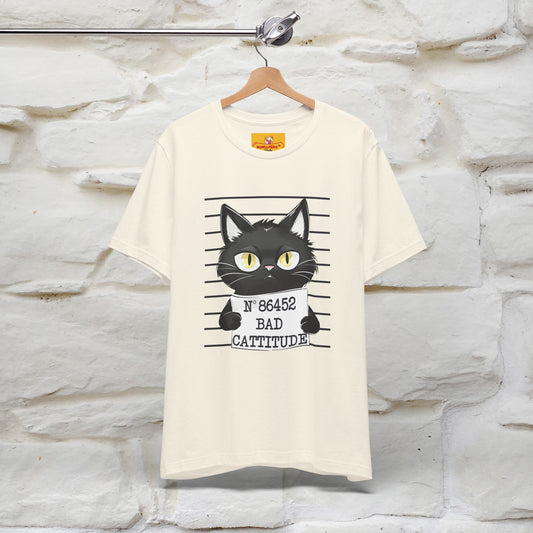 "Bad Cattitude" Cat T-Shirt | Nunu&Miao Studio - Nunu&Miao Studio