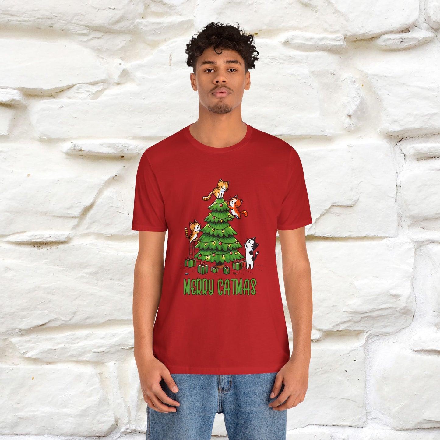 ''Merry Catmas'' | Cattitude Christmas Tee| Nunu&Miao Studio - Nunu&Miao Studio
