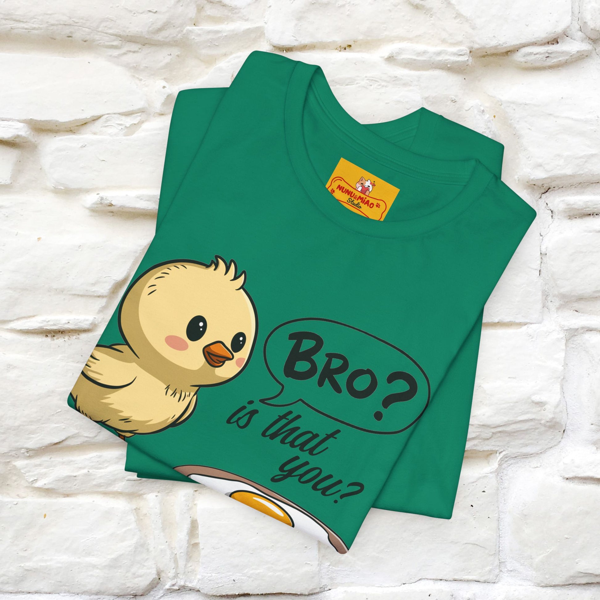 "Bro Is That You?" Funny Chicken T-shirt |Nunu&Miao Studio - Nunu&Miao Studio
