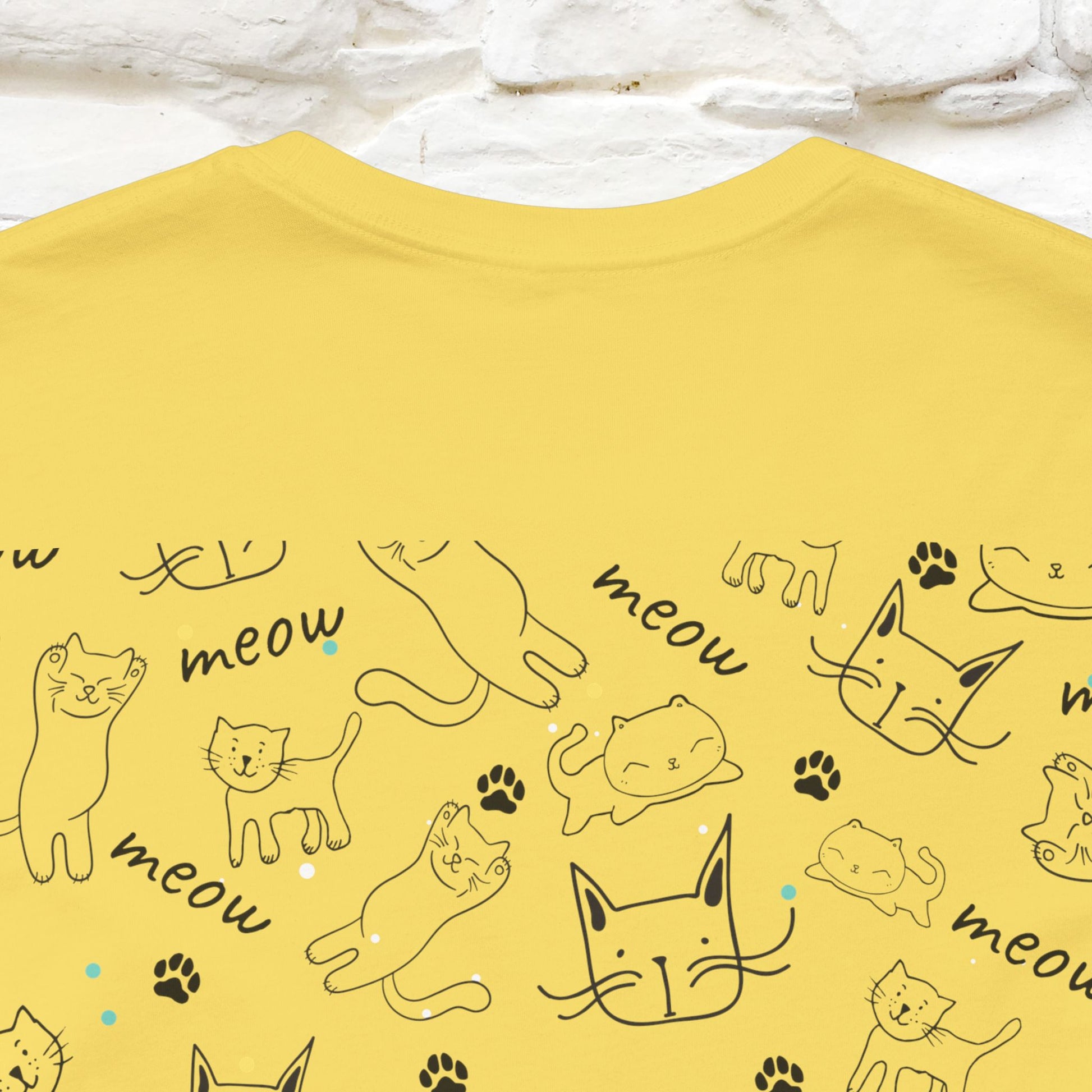 "Antidepressants" Cat T-Shirt | Front & Back Design | Nunu&Miao Studio - Nunu&Miao Studio