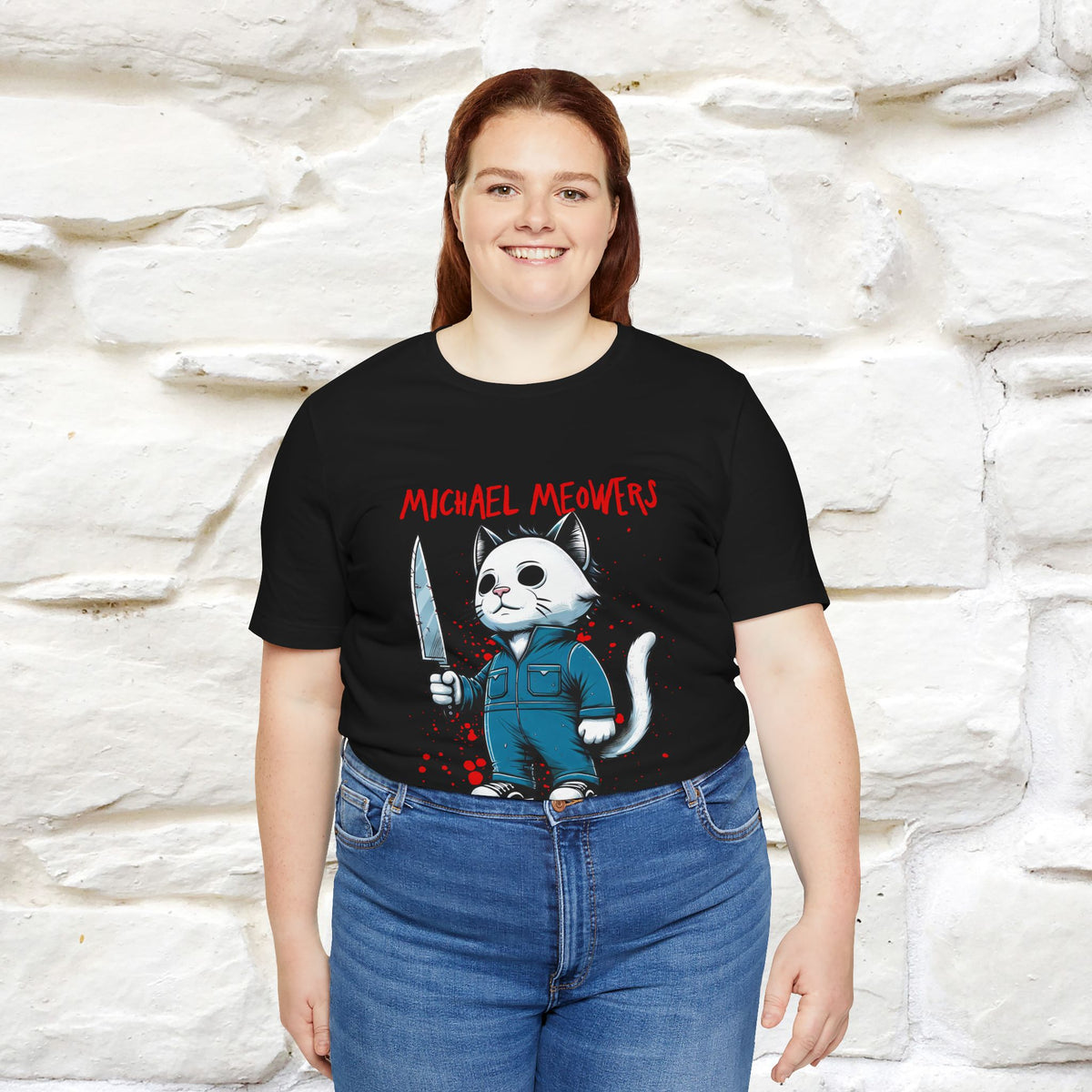 ''Michael Meowers'' Cat T-Shirt |  | Nunu&Miao Studio