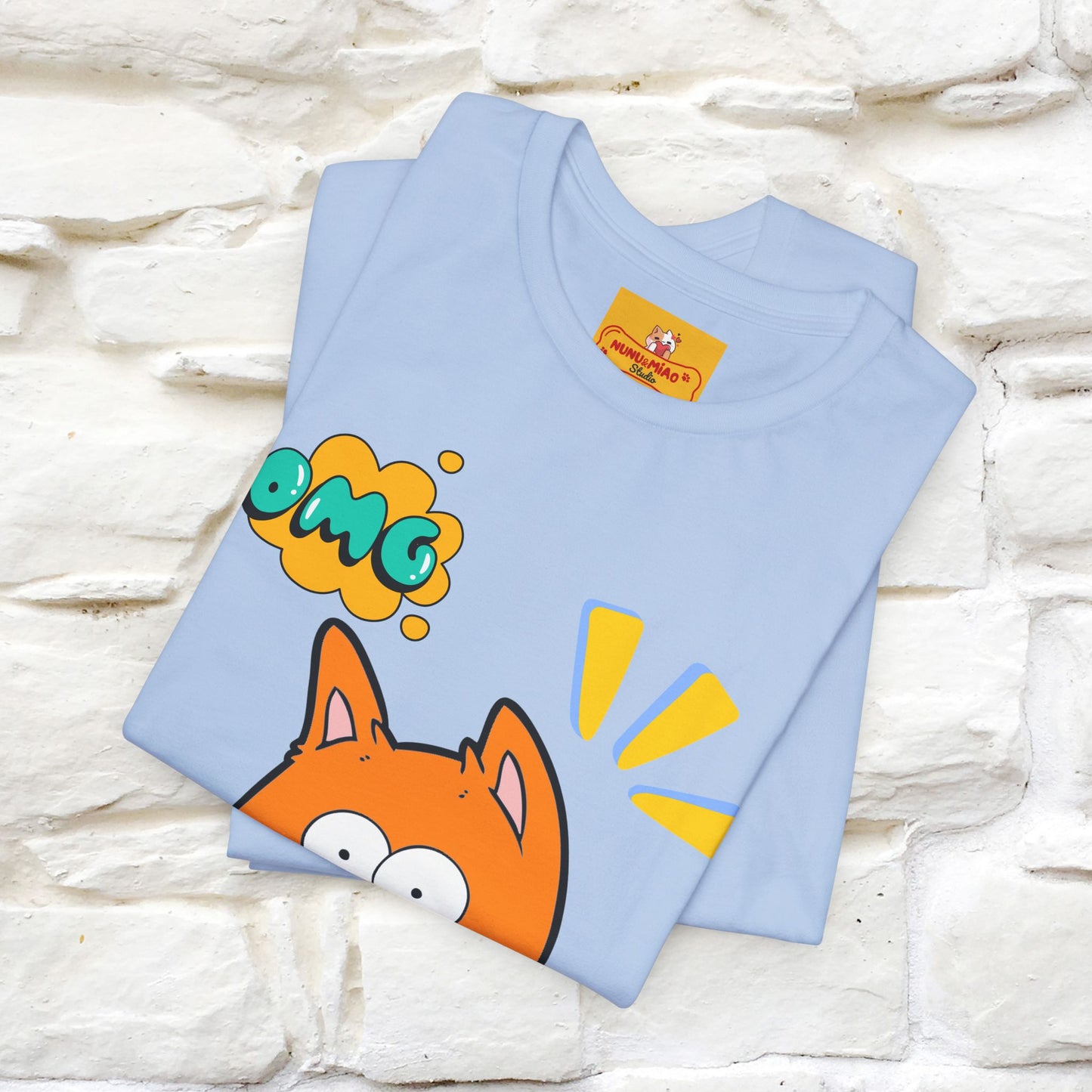 ''Oh My God'' Cat T-Shirt | Nunu&Miao Studio - Nunu&Miao Studio